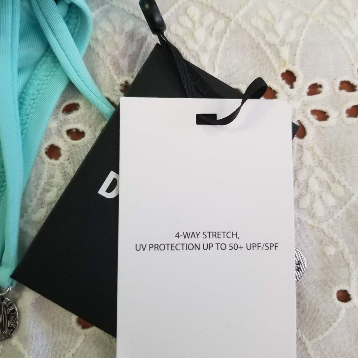 DKNY Hipster Ruched Side-Tie Bikini Swimsuit Size Medium
