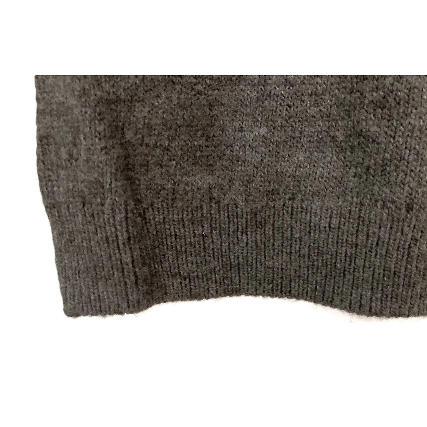 TOPSHOP Size 4 Turtleneck knit Sweater Dress cuff Long Sleeves Dark Gray Womens