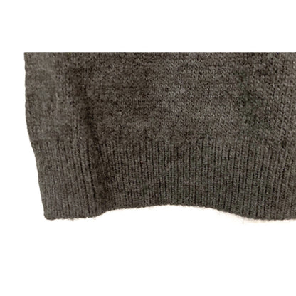 TOPSHOP Size 4 Turtleneck knit Sweater Dress cuff Long Sleeves Dark Gray Womens