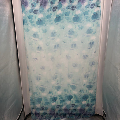 Cajon Women's P0171 Oversize Wrap Scarf Floral Polyester Turquoise One Size NWT