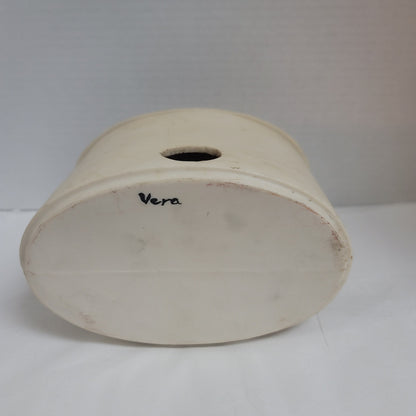 Beach scene side table lamp night light shade MISSING lighted cord