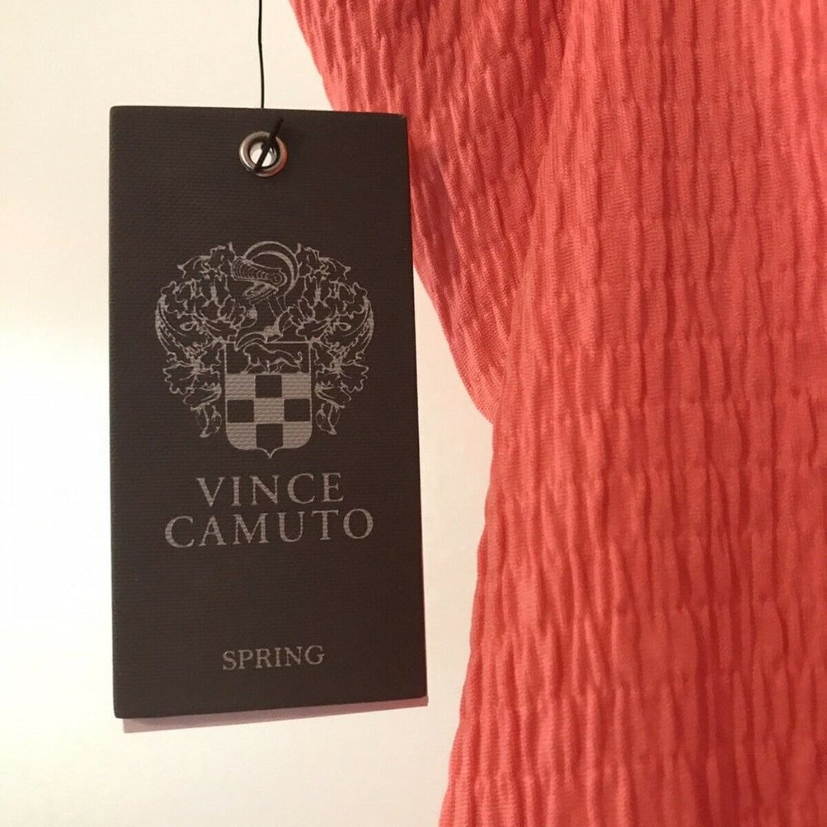 Vince Camuto Smocked Front Tie One Piece Swimsuit Size 4
