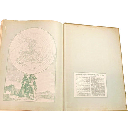 Hammond's Ambassador World Atlas Vintage - Copyright 1957 Green Cloth Hardcover