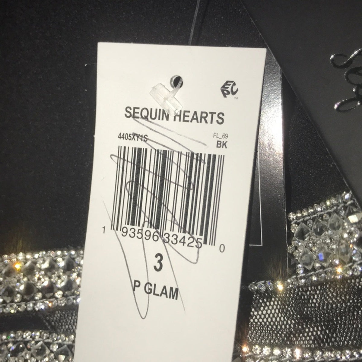 Sequin Hearts Black Sleeveless Formal Gown Juniors size 3 Formal Evening Prom