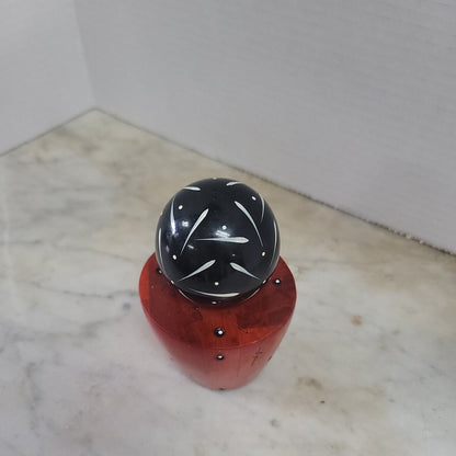 Robert Wilheim/ William Bounds Red & Black SALT Shaker Signed EUC Contemporary