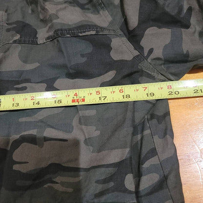 Sanctuary Camouflage Small Jacket Hoodie Jacket  Quarter Sleeve  NEW  Pockets