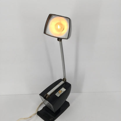 Vintage Mid Century French Industrial Desk Lamp Electrical Gooseneck Lamp