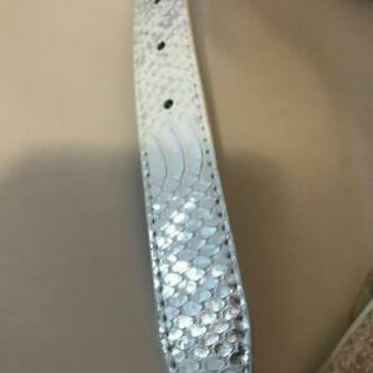 NWT DKNY Faux Snake Skin Print Adjustable Belt