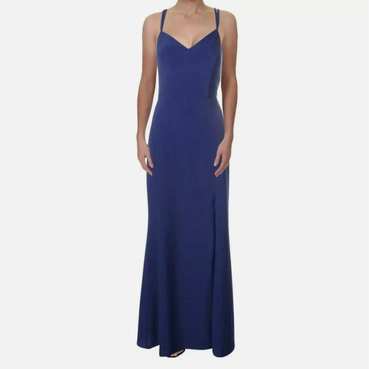 MORGAN & Co.  Electric Blue Maxi Formal dress Size 1 Orignally 120.00 gown NEW