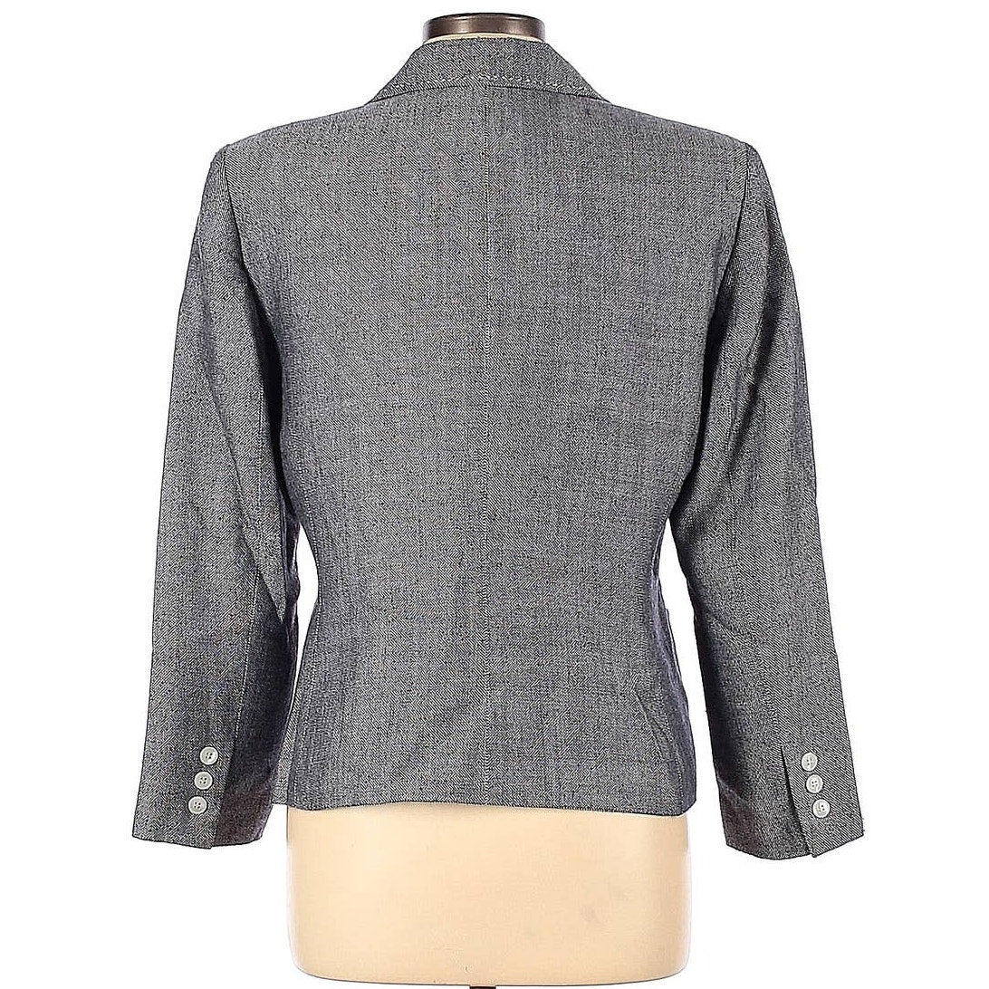 Kasper Blazer Size 12 (Petite) Career Jacket Single Button