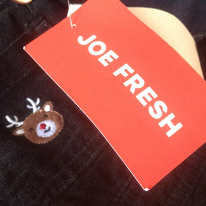 Joe Fresh NEW Kids Black Corduroy Overalls 6-12 Months