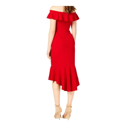 Love Nickie Lew Juniors Emerald Sundae Mermaid Midi Dress XL/Extra Large Red NWT