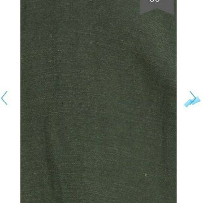 NWT NSF Clothing Isadora Jumpsuit LINEN blend Small Aviator Moss Green Batwings