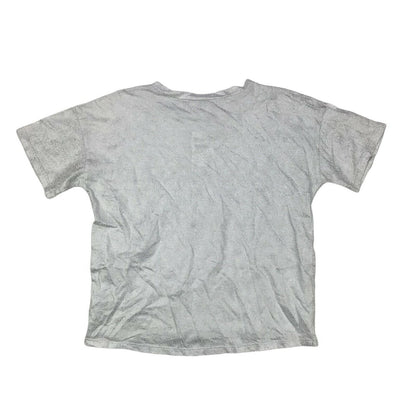 Harper Canyon Short Sleeve Tee White & Silver Hologram Metallic Extra Large NWT
