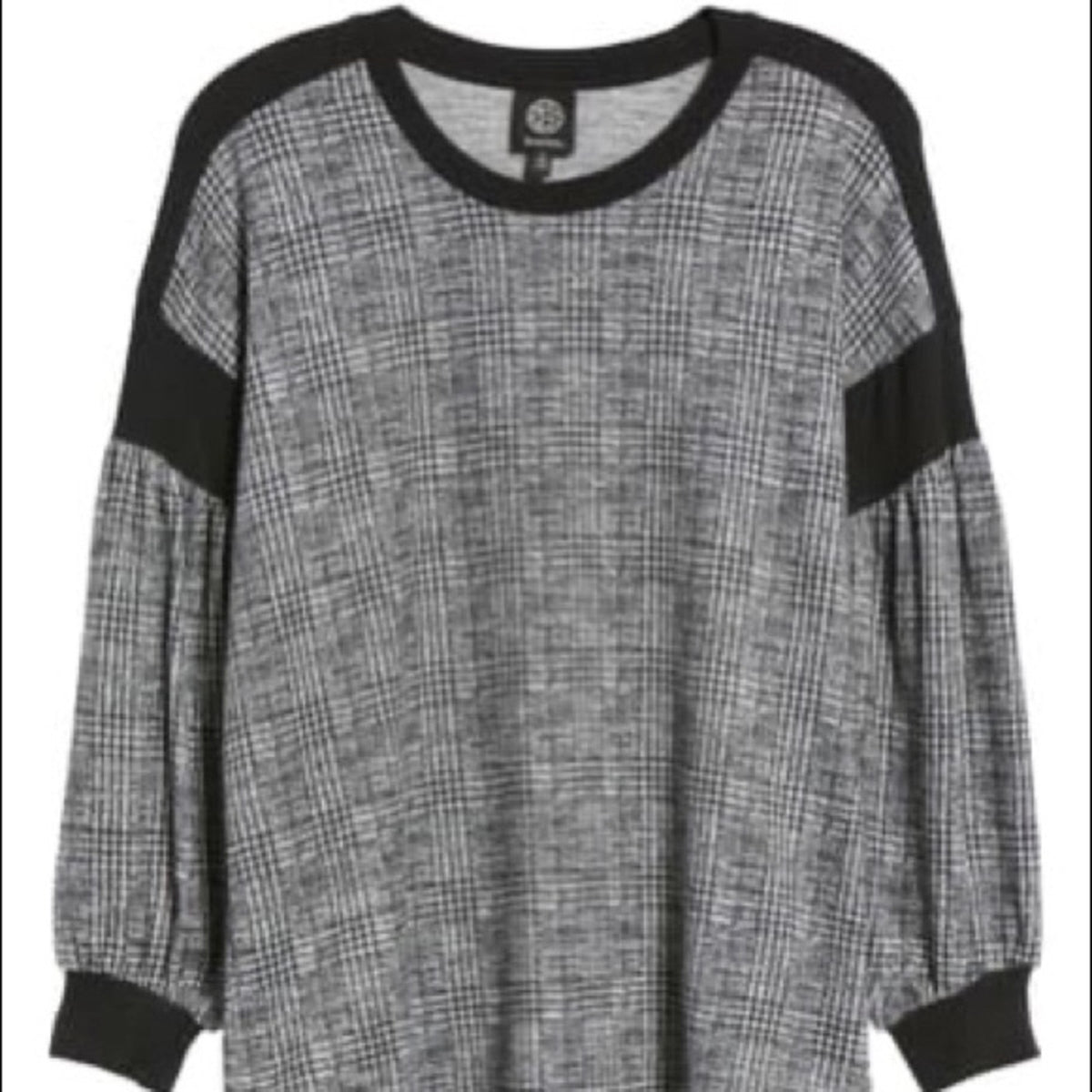 Bobeau NEW Blouson Sleeve Fleece Knit Top Size XS