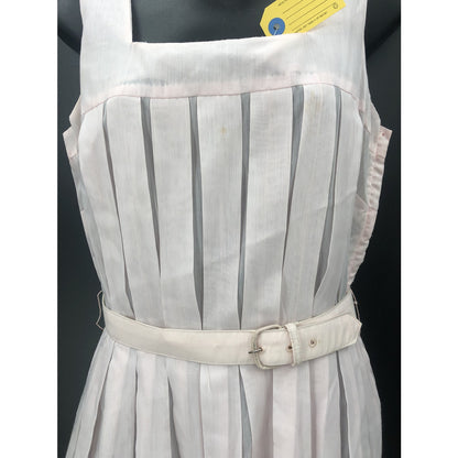 Palm Fashions Vintage 1960's Pleated Sun Dress Pink Small Lightweight