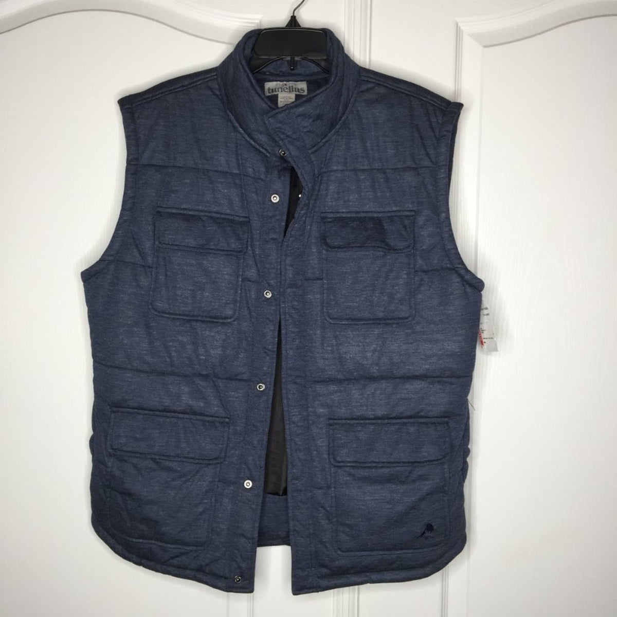 Tunellus Four Snap-Flap Pocket Vest Sleeveless Size XLarge