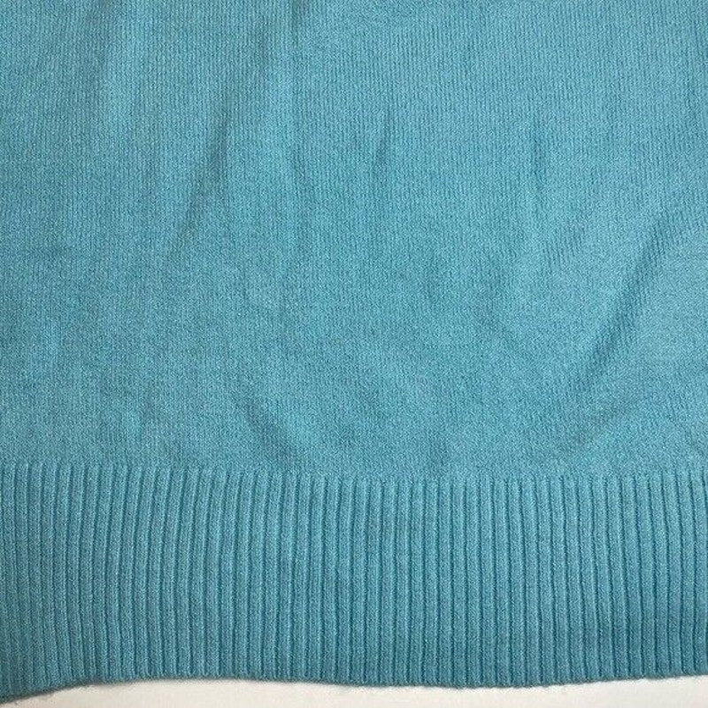 Treasure & Bond Cozy Crew Neck Sweater Ribbed Trim Sz XXS/2XS Blue Milky NWT