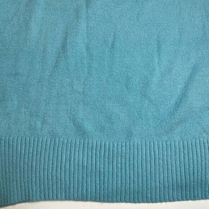Treasure & Bond Cozy Crew Neck Sweater Ribbed Trim Sz XXS/2XS Blue Milky NWT