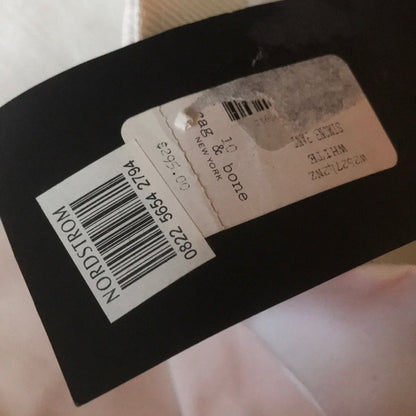 Rag and Bone White High Rise Simone Pant Size 10