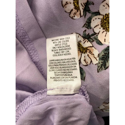 DR2 by Daniel Rainn Smocked 3/4 Sleeve Mini Dress Sz Medium in Lavender NWT