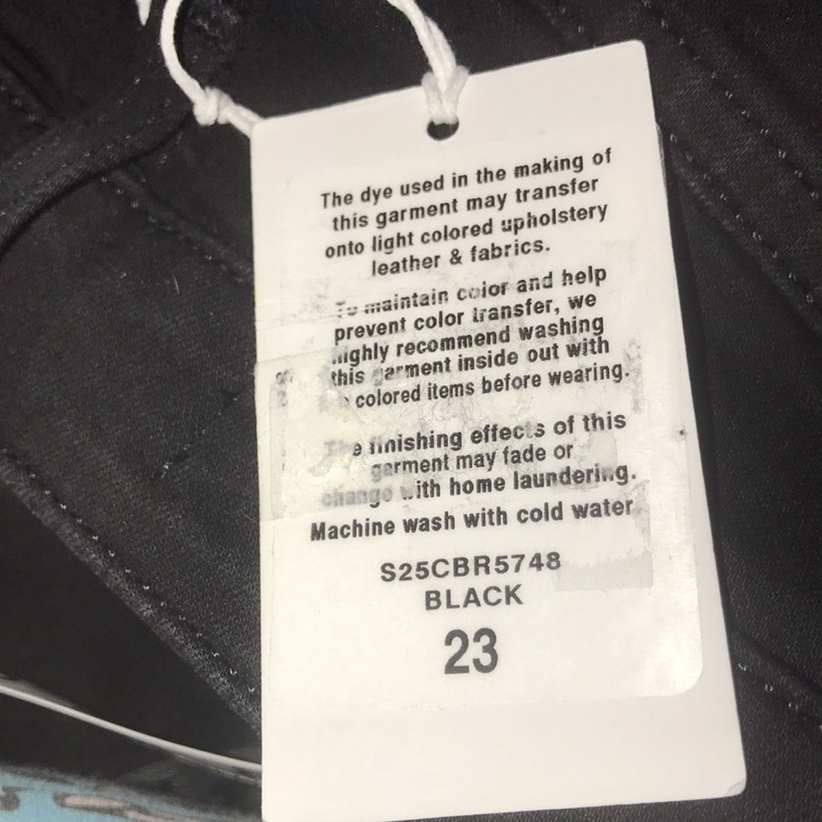 Joe’s Jeans The Charlie Skinny Cobra Black Pants 23
