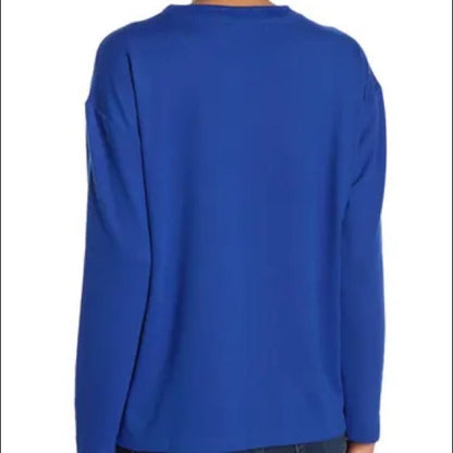 Sanctuary NEW Crew Neck Pocket Pullover Sweatshirt Size Small
