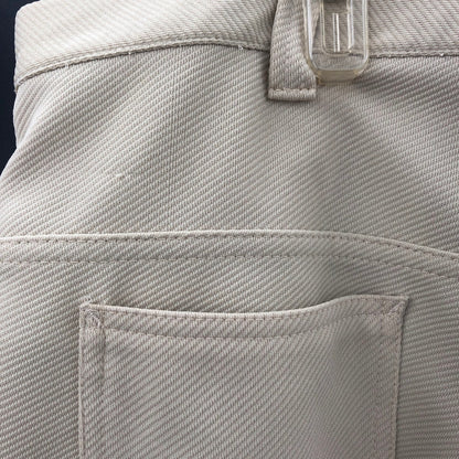 Kings Road Vintage Sears Mens Trouser Tan Stretch Khaki Pant 36" x 30" Polyester