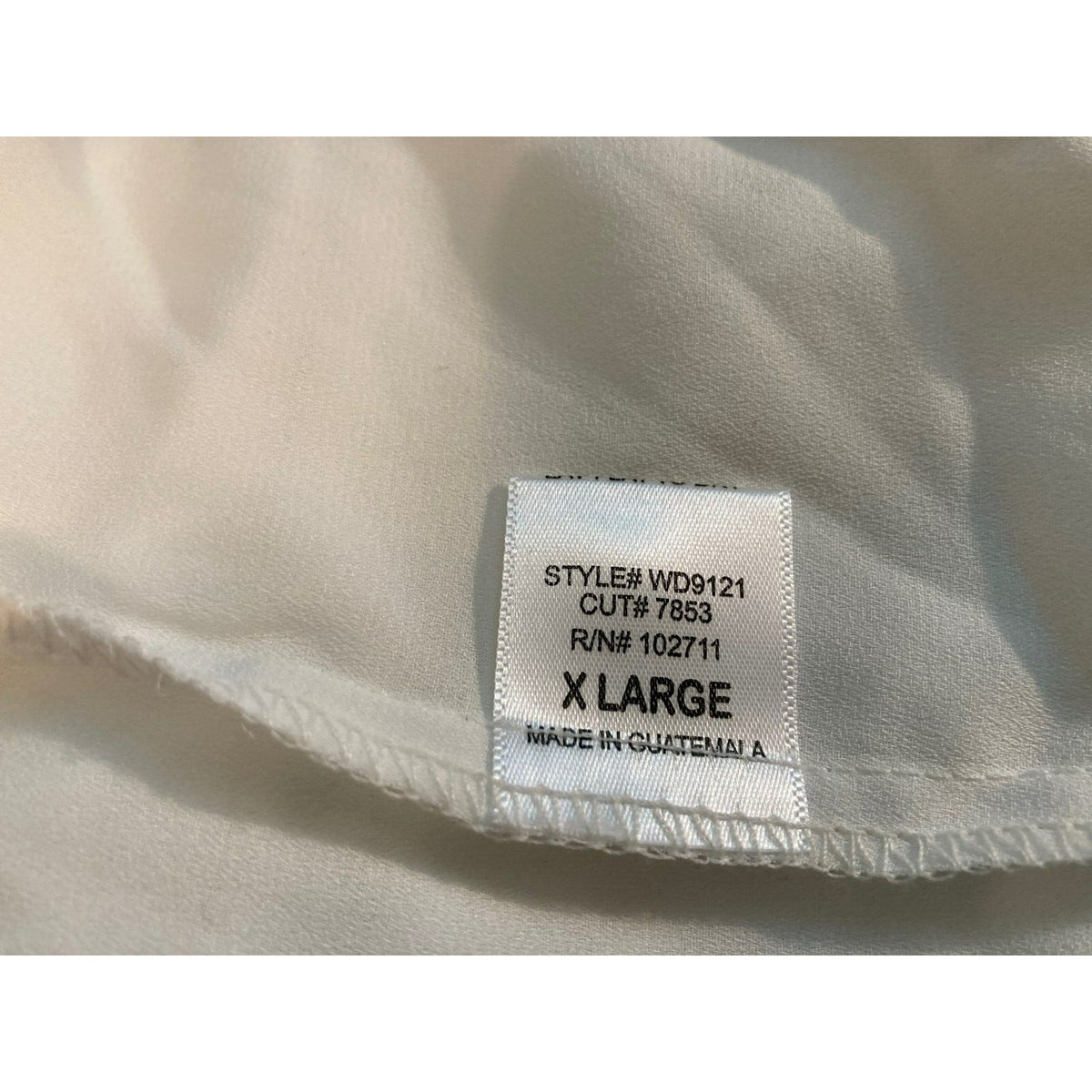 Gibson Long Sleeve V-Neck Button Front Tunic Top Blouse Sz Extra Large Ivory NWT