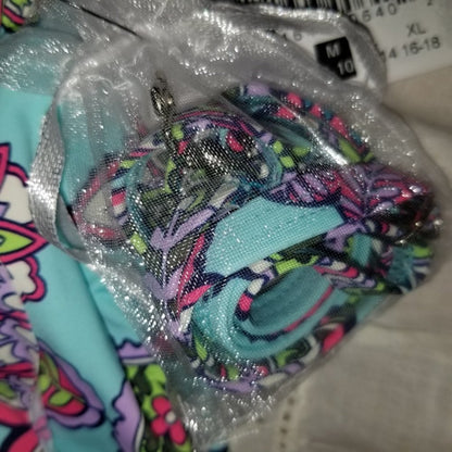 Vera Bradley Bikini Top Swimsuit Desert Floral Size Medium