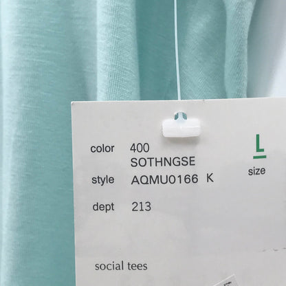 Axcess Liz Claiborne Company Sleeveless V-Neck Tank Top Aqua Large