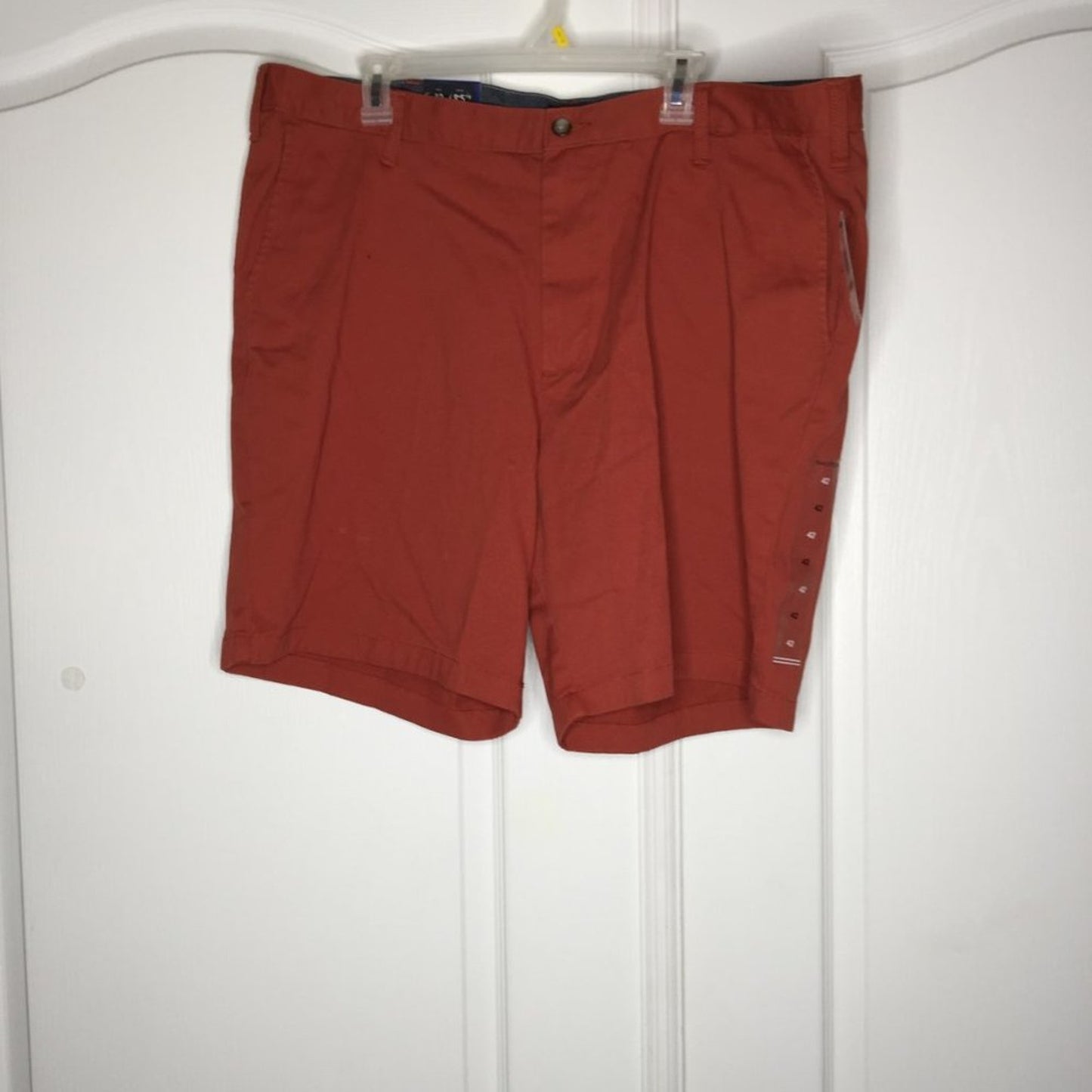 Nautica Classic Fit Deck Shorts Stretch Rusty Size 42 Waist Inseam 8.5 New