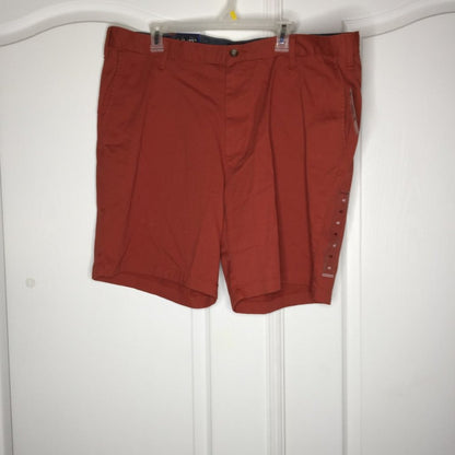 Nautica Classic Fit Deck Shorts Stretch Rusty Size 42 Waist Inseam 8.5 New