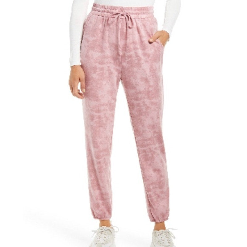 BP. Women Jogging Pants Small Pink Tie Dye NEW Elastic Drawstring Waist Pockets