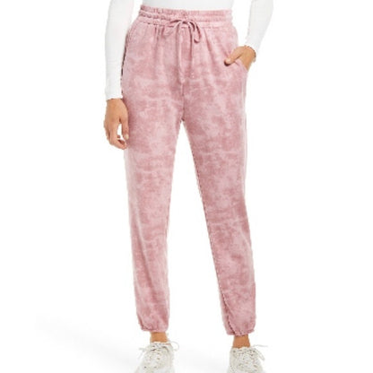BP. Women Jogging Pants Small Pink Tie Dye NEW Elastic Drawstring Waist Pockets