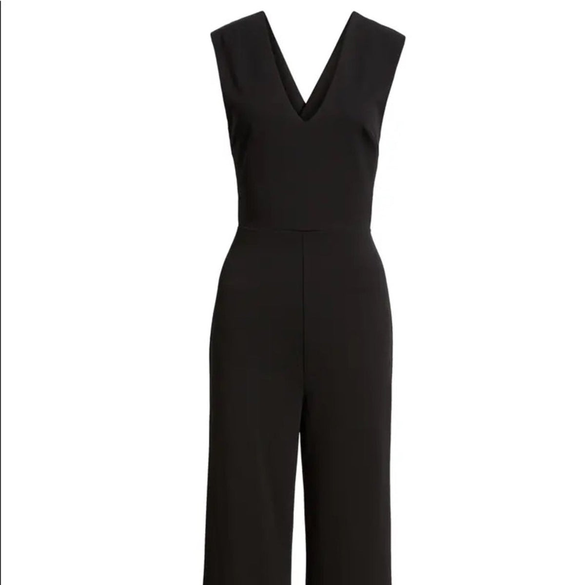 Soprano NEW Black Cross Back Jumpsuit Size Medium
