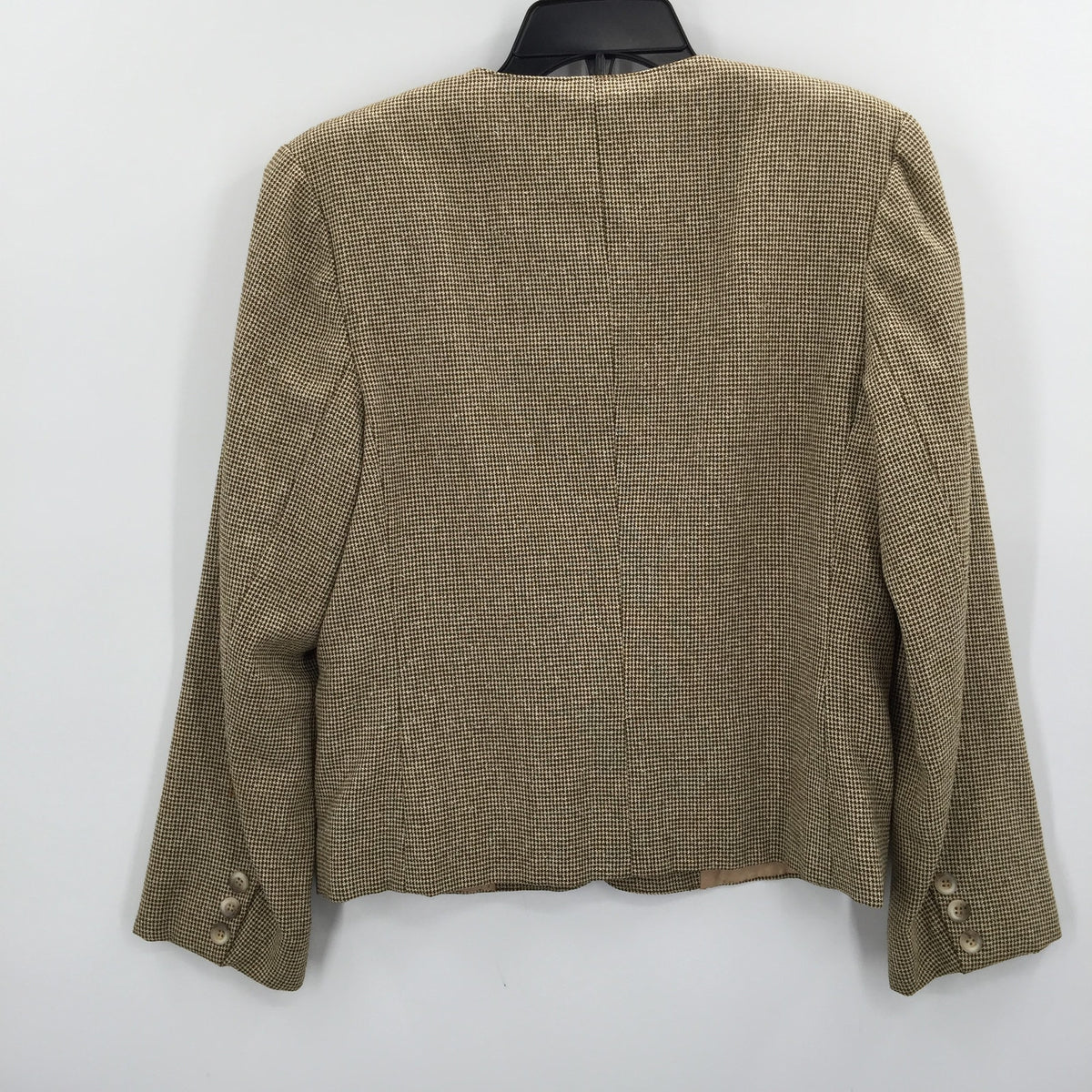 Vintage 2 Pc. SET  lined Tweed Skirt w/ pockets Suit Button Front Jacket A-Line