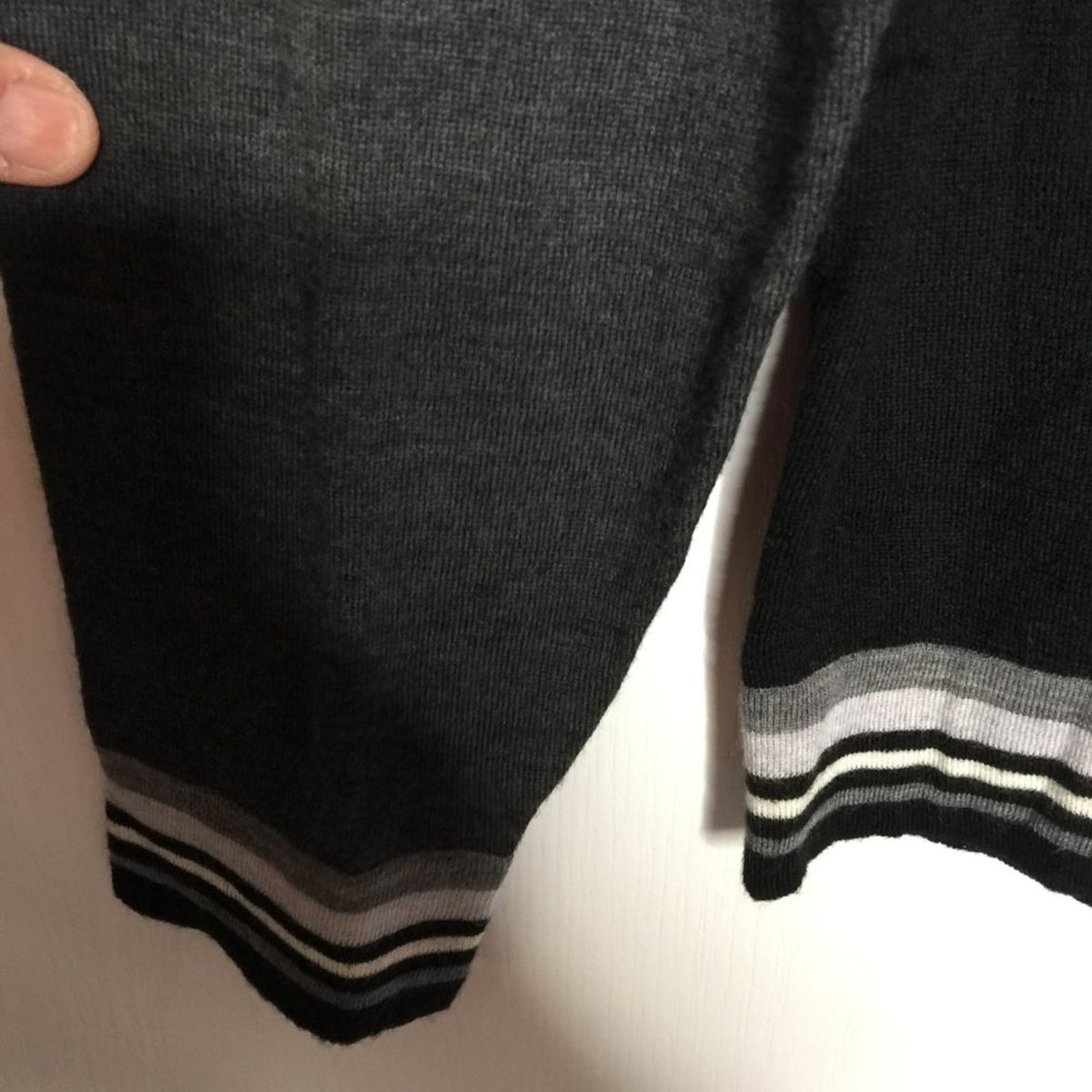NWT Good Man Brand Pullover Sweater Long Sleeves Crew Neck Colorblock Black XL