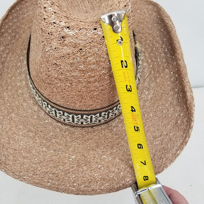 Steven Western VINTAGE cowboy hat gaucho tall crown lightweight summer roper