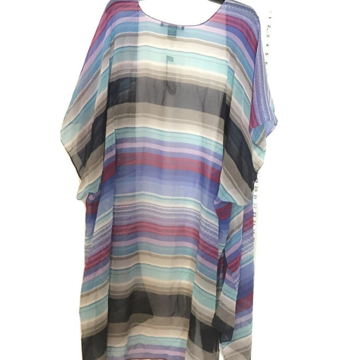 NWT CEJON Melrose striped duster Swimwear cover-up