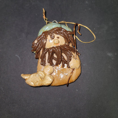 Dough Noah Shepard Sheep Staff Terracotta Handmade Vintage