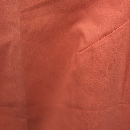 Vintage Womens Embroidered Lace Long Sleeve Mini Dress Orange 33 Inches