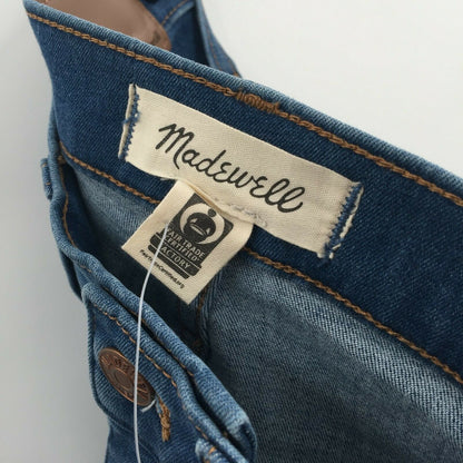 Madewell Roadtripper Jeggings High Rise Stretch Ankle Zip Skinny Jeans Blue 24