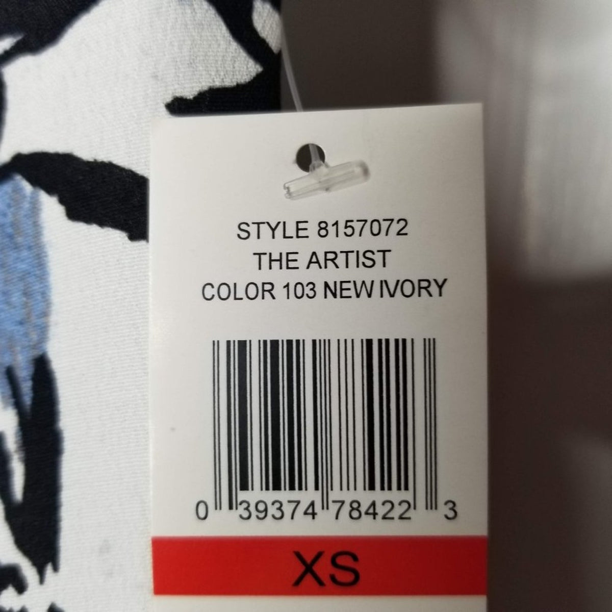 NWT 1. State Floral One Shoulder Tie Top Crew Neck Casual Lightweight summer XS