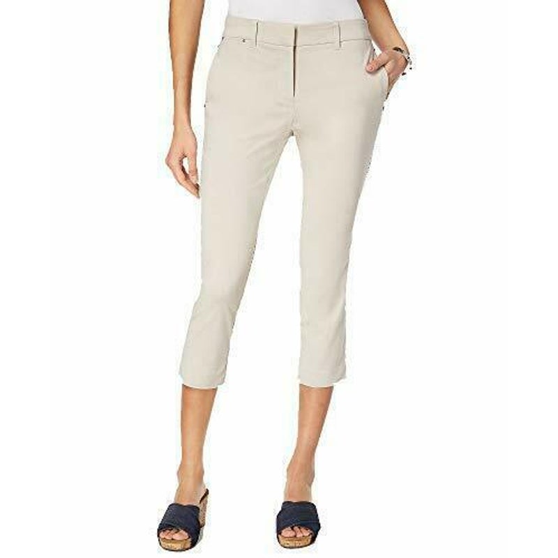 Style Co NWT Women’s Petite Mid Rise Straight Leg Ankle Stonewall Pants Size 6P