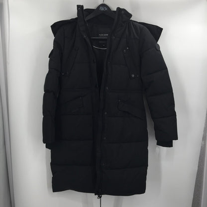 Noize Faux Fur Trim Removable Hood Winter Kaylee Parka Jacket Black Size Small