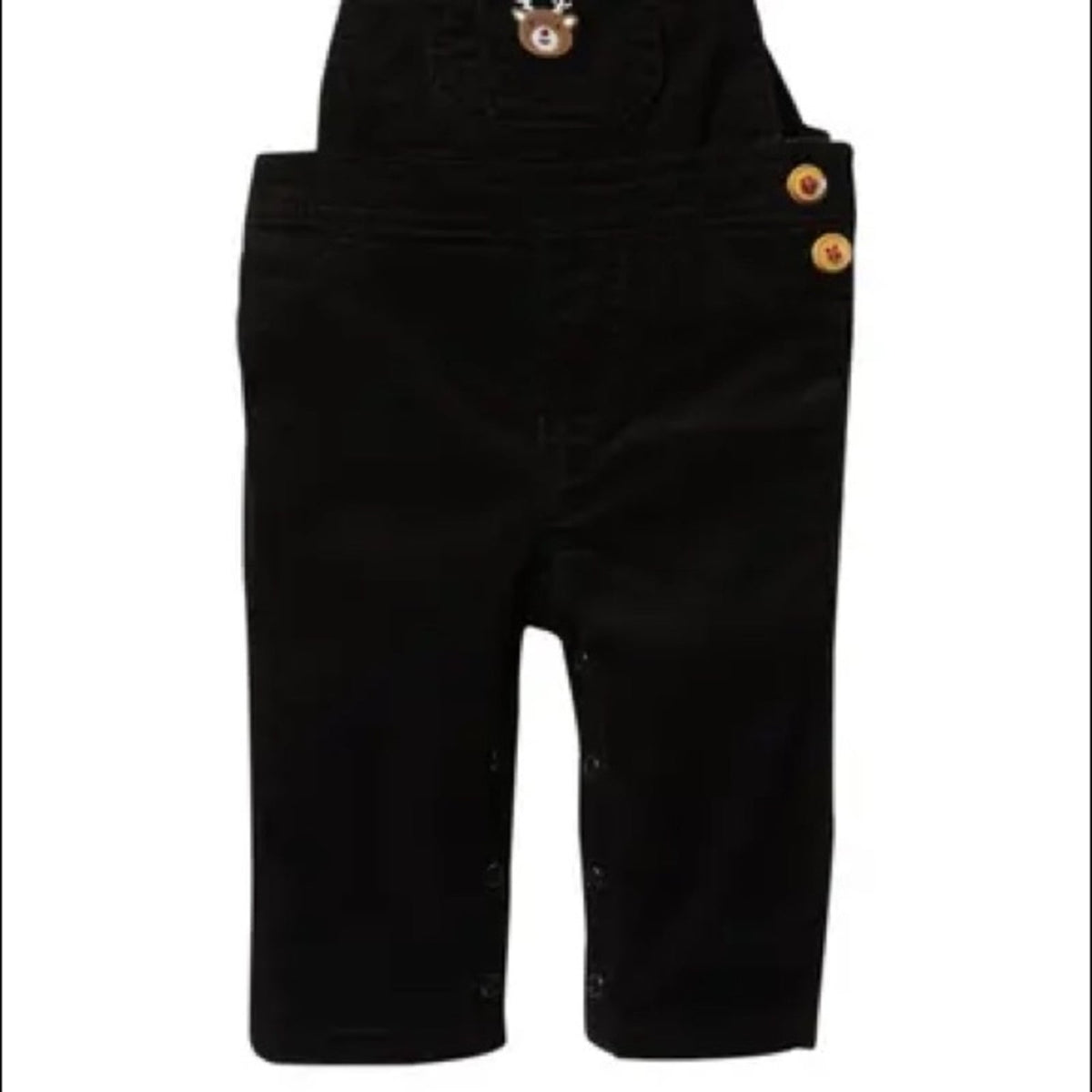 Joe Fresh NEW Kids Black Corduroy Overalls 3-6 Months