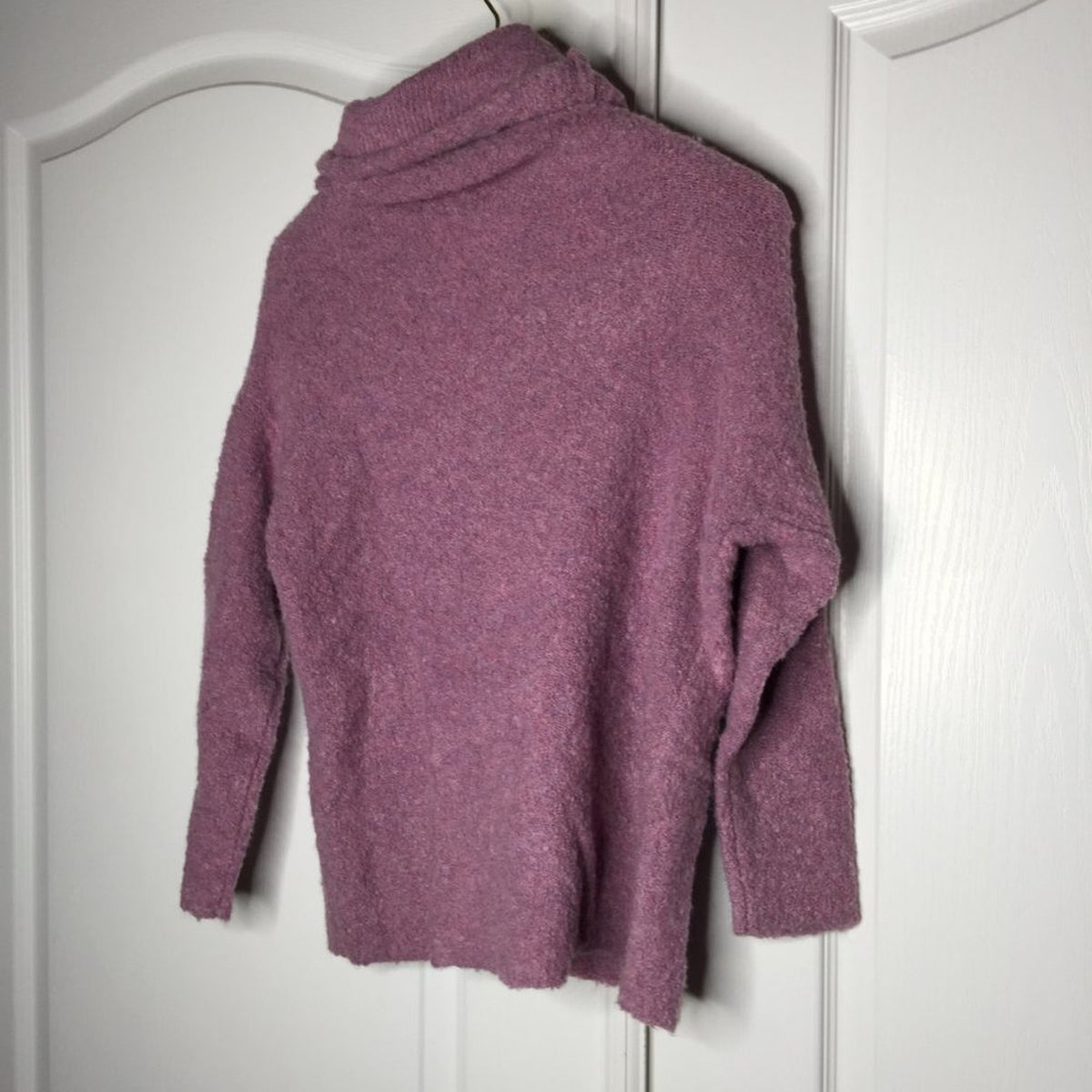 Catherine Malandrino Cozy Knit Turtleneck Sweater Size XS Extra Small Purple