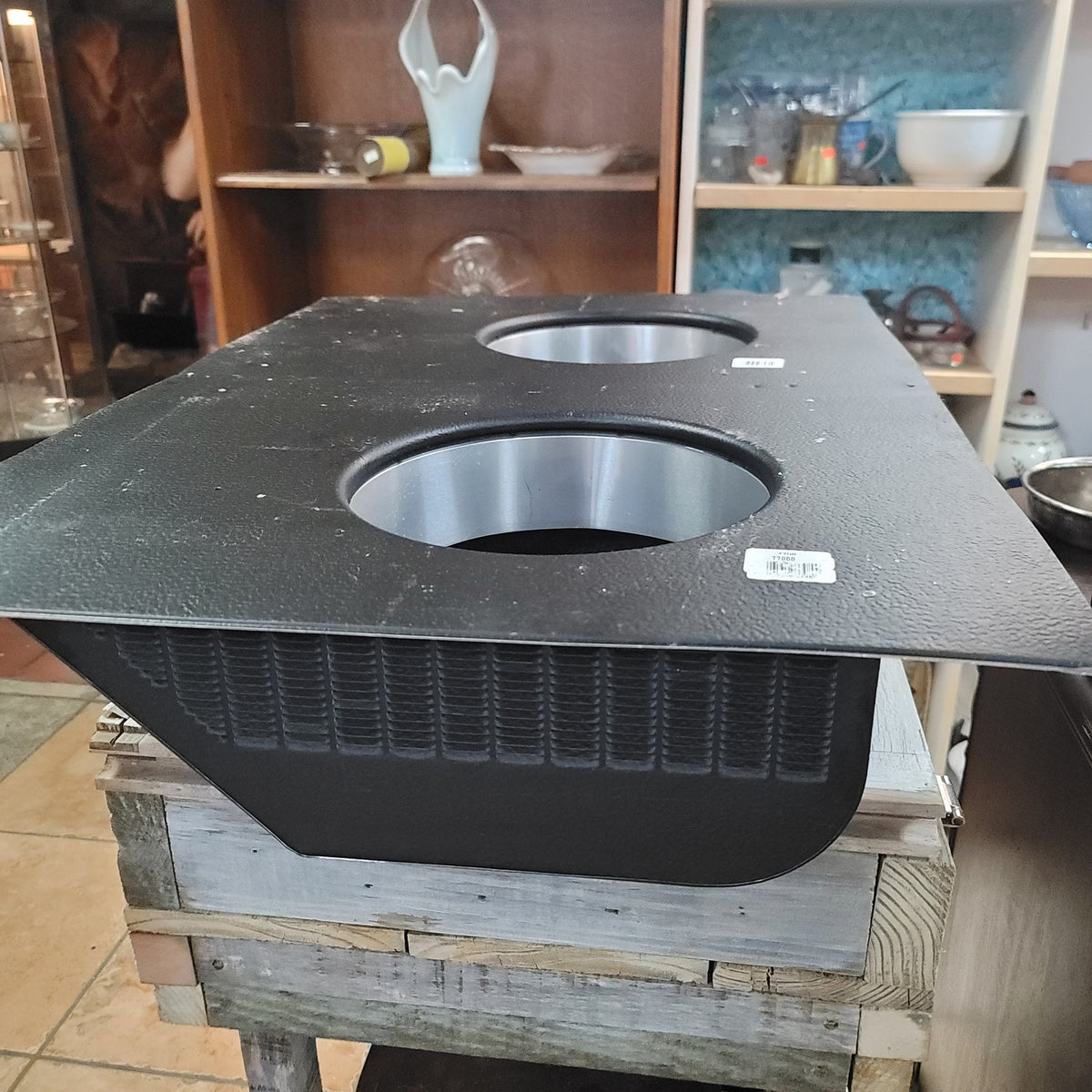 Secondhand Sandies 50 sq. in. NFA Aluminum Slant-Back Roof Louver Static Vent in Black LOT of 6