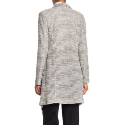 Bagatelle Draped Front Woven Knit Cardigan Medium NEW